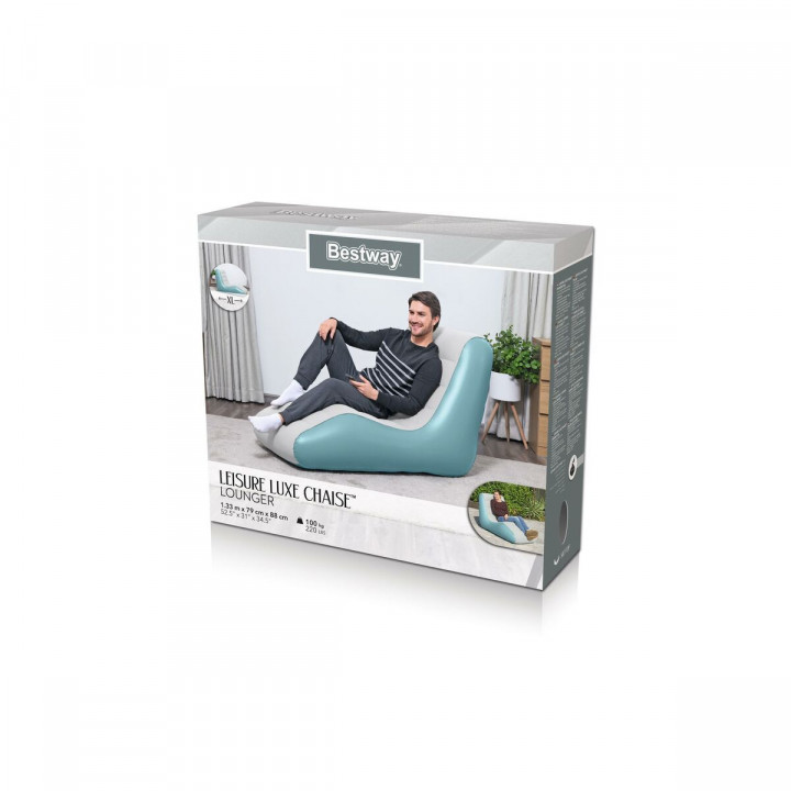 Bestway Fauteuil Gonflable Luxury 133x79x88 cm Intérieur 75127