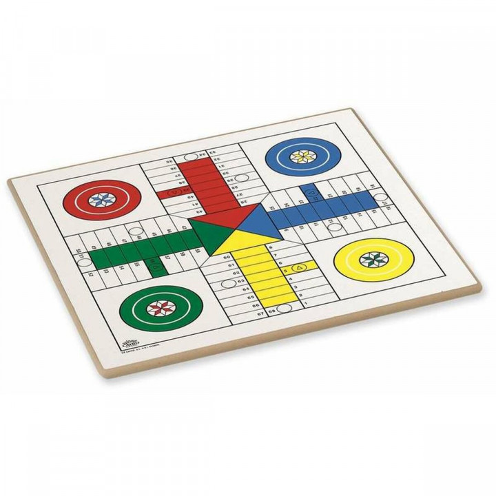 Parcheesi-Brett, Schach und Dame Cayro Holz