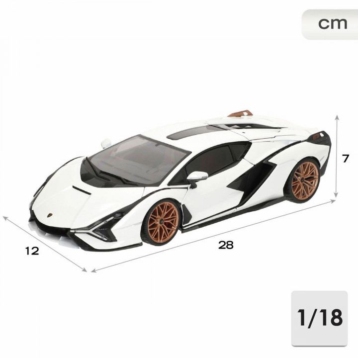 Voiture Bburago GT-Lamborghini Sian FKP 37 1:18