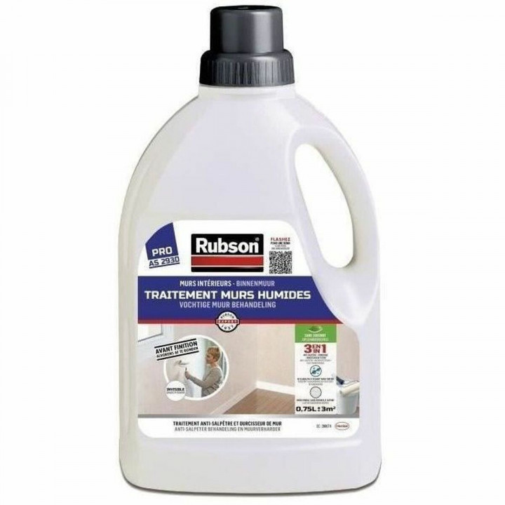 Peinture d'Apprêt Rubson Blanc 750 ml Mat