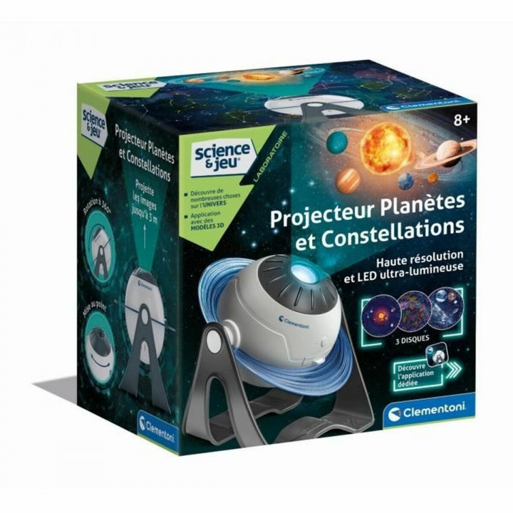 Juego Educativo Clementoni Proyector de Planetas y Constelaciones
