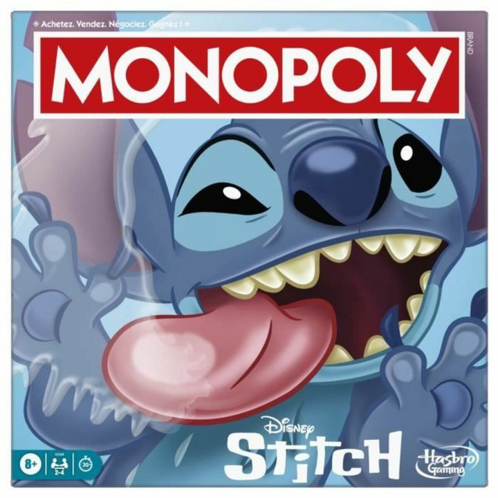 Jeu de société Monopoly Monopoly Stitch 27 x 6 x 27 cm