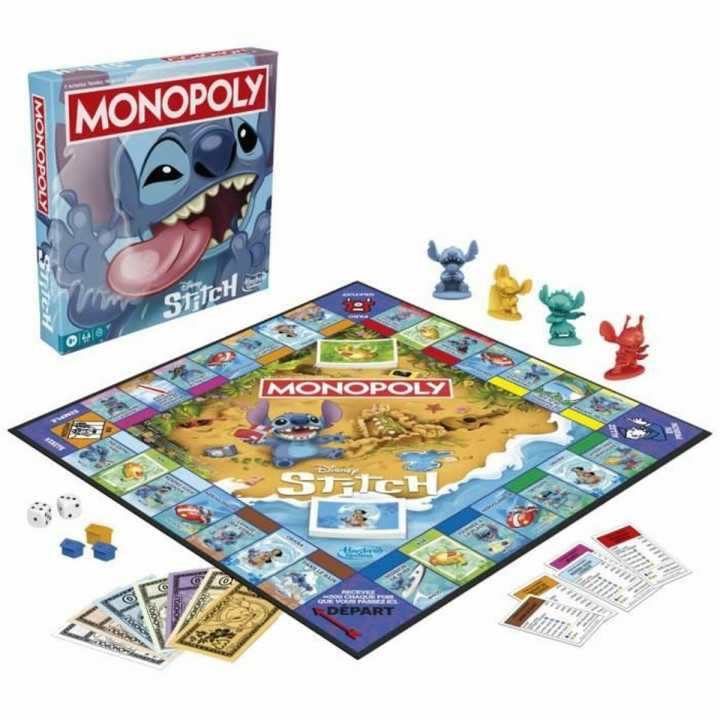 Bordspel Monopoly Monopoly Stitch 27 x 6 x 27 cm