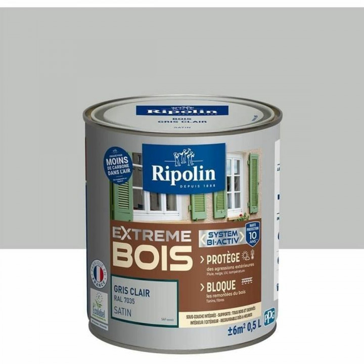 Peinture d'Apprêt Ripolin Gris Satiné 500 ml