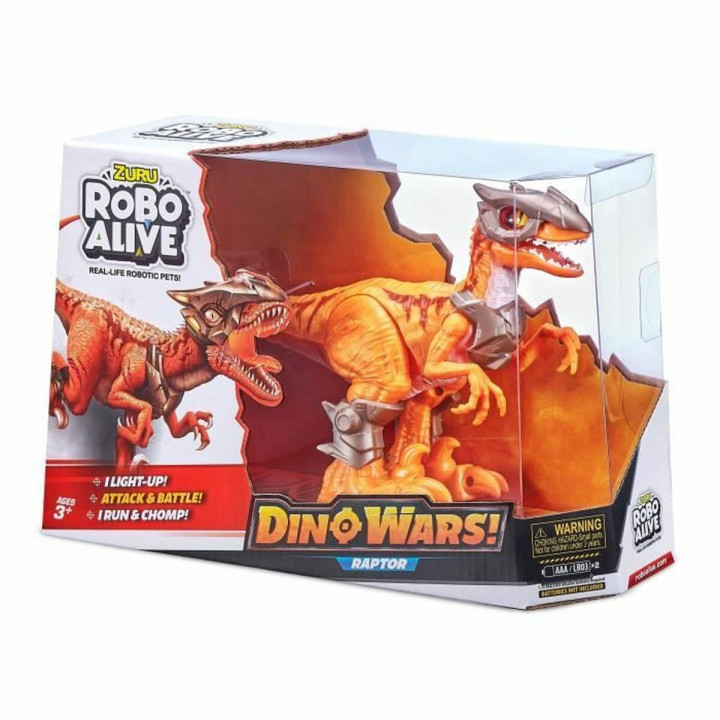 Actiefiguren Zuru Robo Alive Dino Wars Raptor