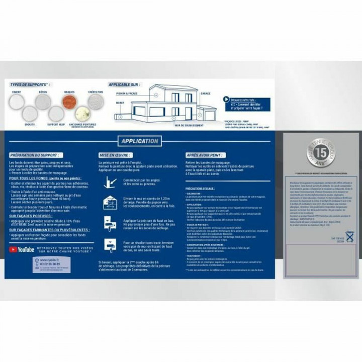 Vernice di Fondo Ripolin Bianco Mat 10 L