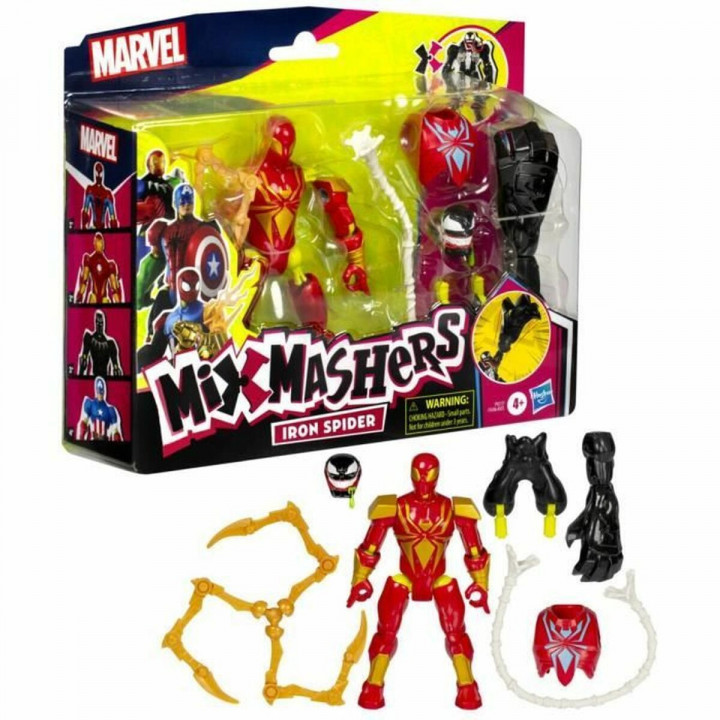 Figura Articulada Hasbro MixMashers Iron Spider Deluxe