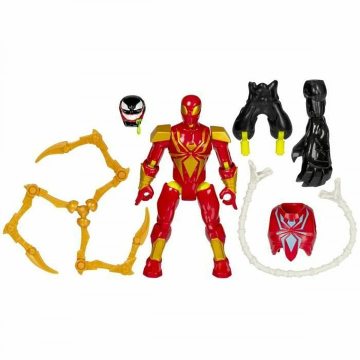 Statuetta Articolata Hasbro MixMashers Iron Spider Deluxe