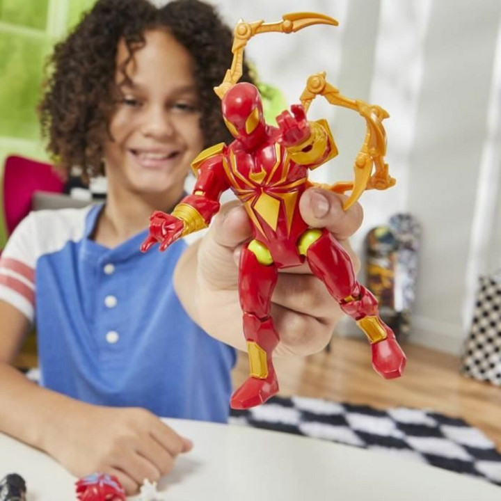 Statuetta Articolata Hasbro MixMashers Iron Spider Deluxe