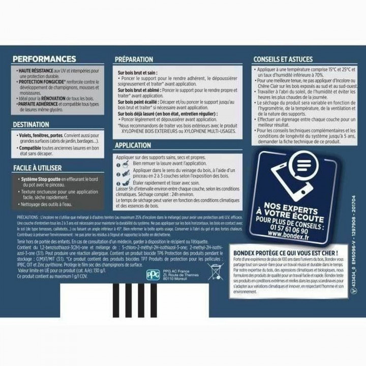 Grondverf Bondex Grijs Gesatineerd 1 L