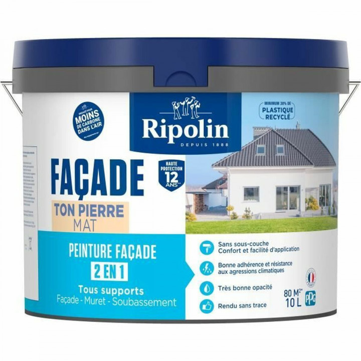 Peinture d'Apprêt Ripolin Beige Mat 10 L