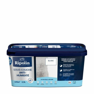 Peinture d'Apprêt Ripolin Blanc Mat 2,5 L