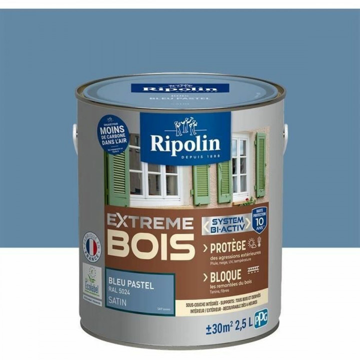 Peinture d'Apprêt Ripolin Bleu Satiné 2,5 L