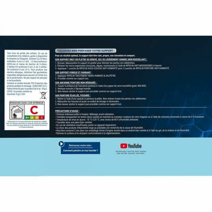 Grondverf Ripolin Wit Gesatineerd 2,5 L