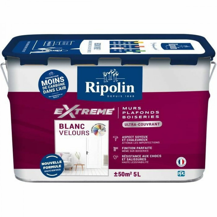 Peinture d'Apprêt Ripolin Blanc 5 L Mat