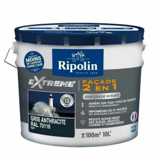 Peinture d'Apprêt Ripolin Gris Mat 10 L