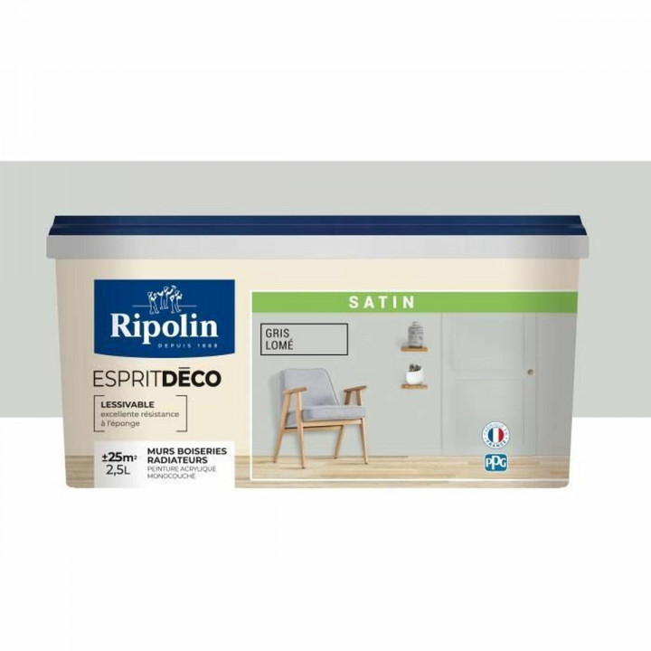 Vernice di Fondo Ripolin Grigio Raso 2,5 L