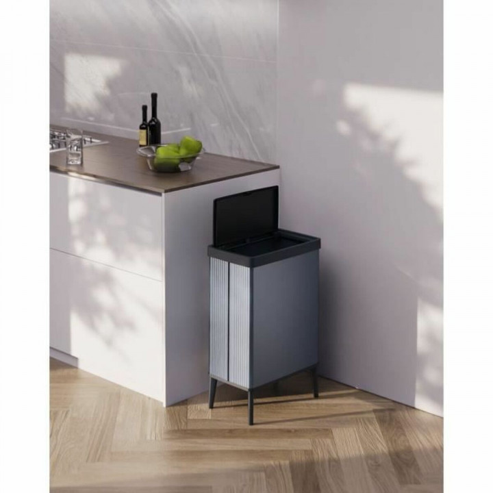 Cubo de basura Curver Azul Plástico