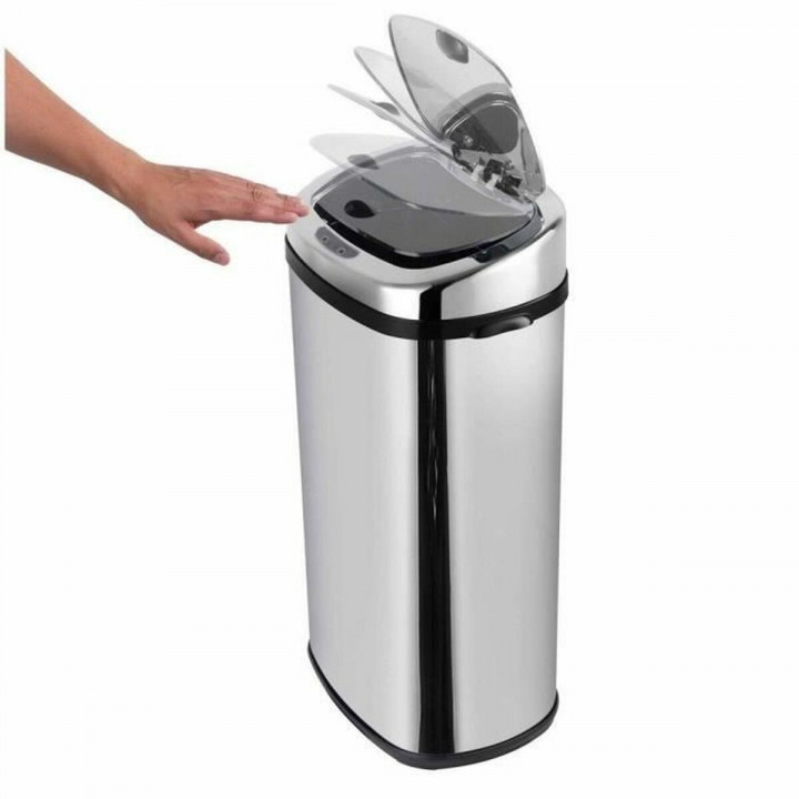 Waste bin Kitchen Move Grey Metal