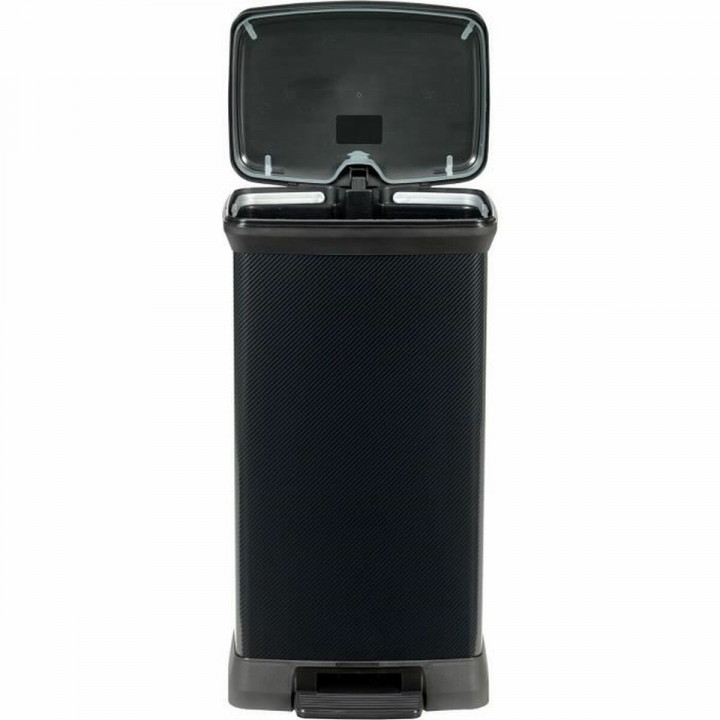 Cubo de basura Curver Negro 50 L