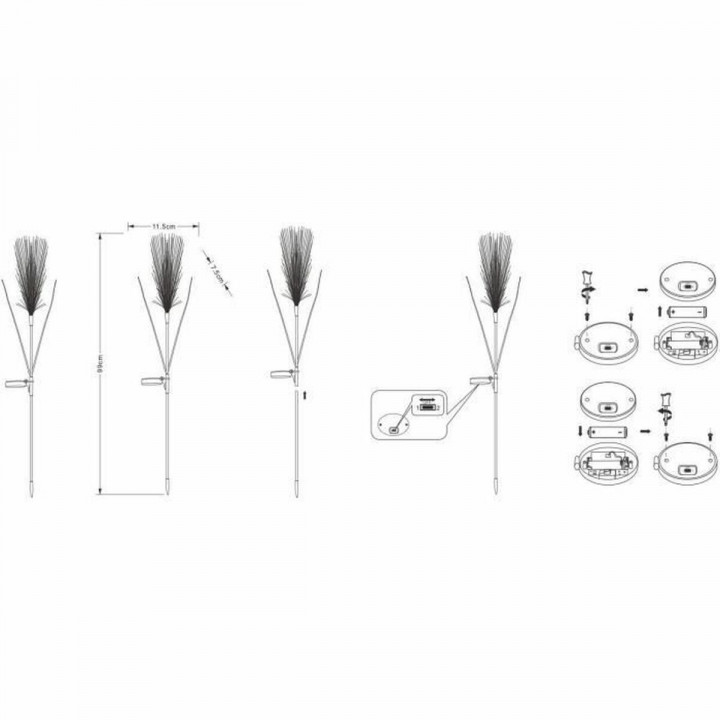 Lámpara solar Galix G4515