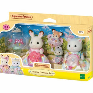 Figura Articulada Sylvanian Families Princesas con vestidos de flores Princesa
