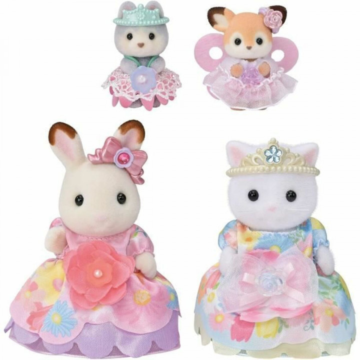 Ledenpop Sylvanian Families Princesas con vestidos de flores Prinses