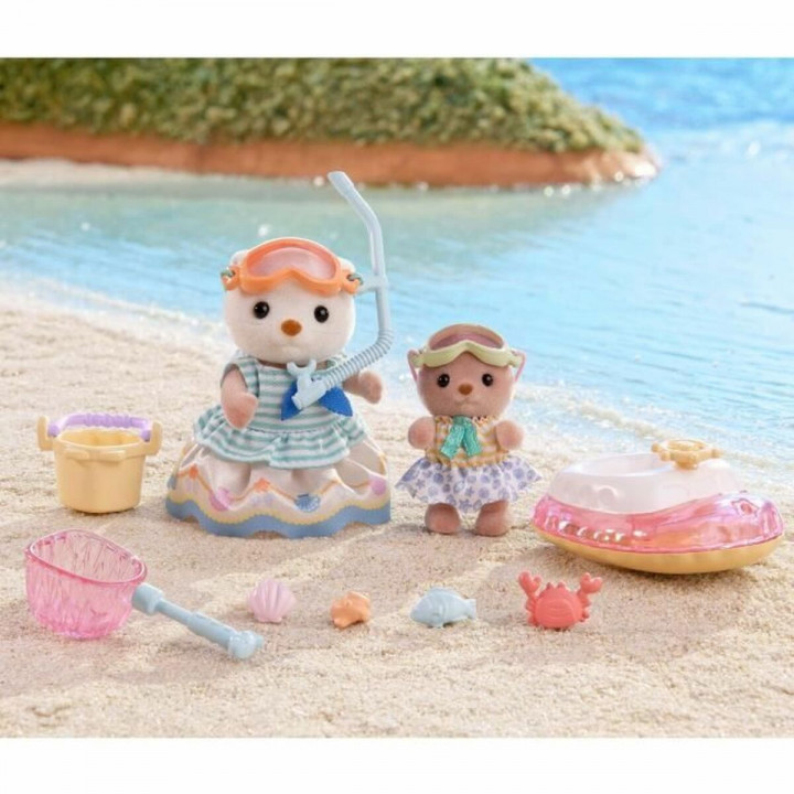 Figur mit Gelenken Sylvanian Families Las hermanas nutrias marinas tiere