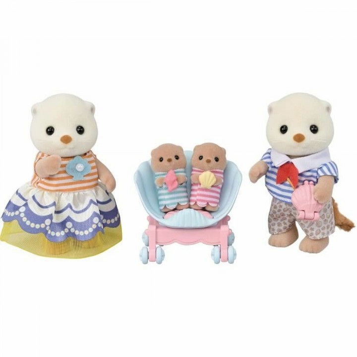 Figur mit Gelenken Sylvanian Families La familia de las nutrias marinas tiere