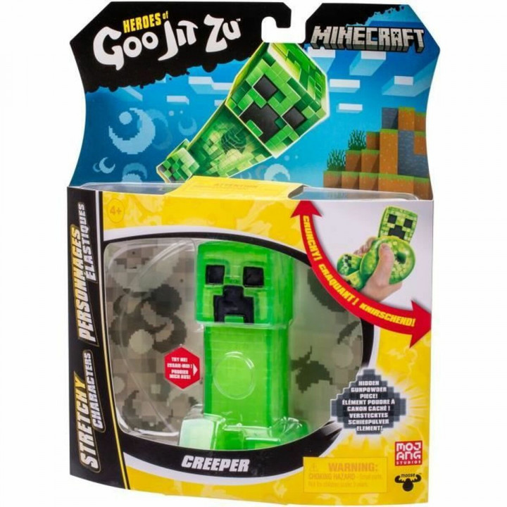 Figura Articulada Goo Jit Zu Creeper de Minecraft