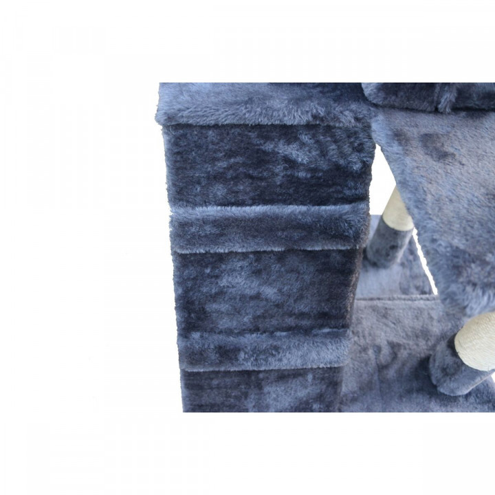 Krabpaal voor katten Gloria Nilo Grijs Polyester Hout Papier Plastic Sisal 7,5 cm