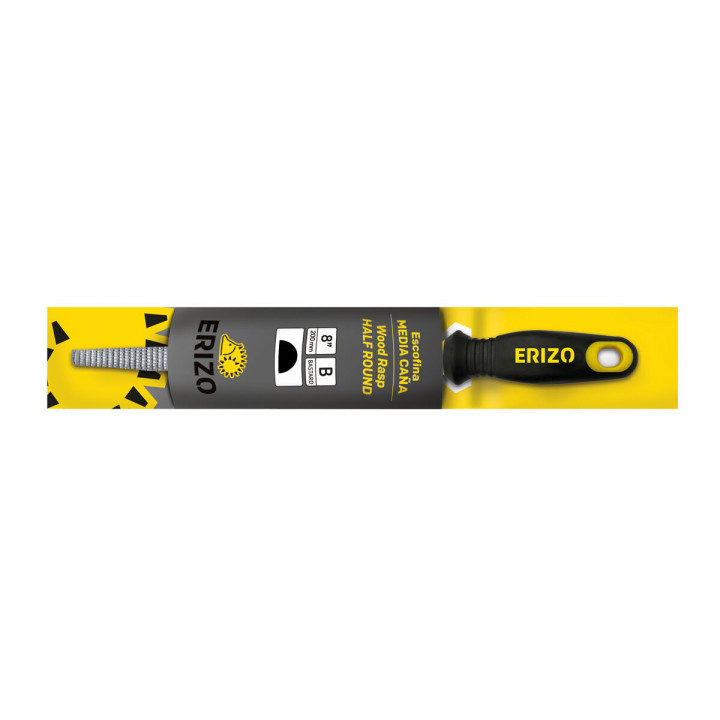 Halfronde rasp ERIZO 10" Genoeg