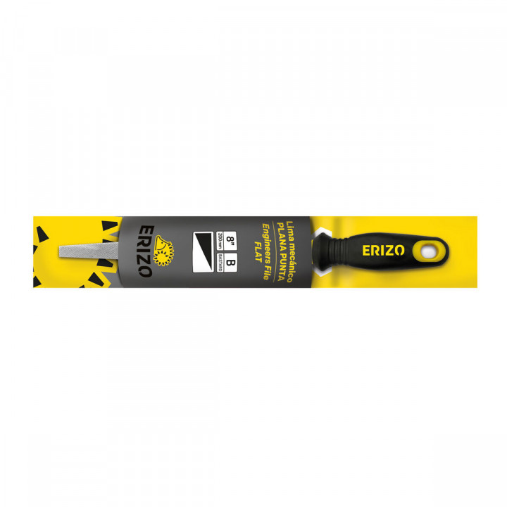 Lima Plana ERIZO 10" Fina Plana Punta fina