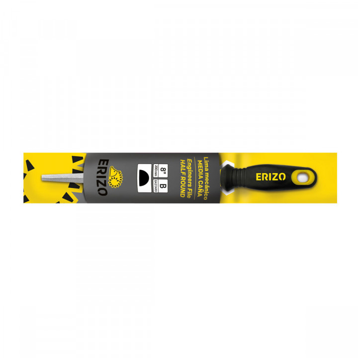 Lima mezzo tonda ERIZO 8" Basta Mezza canna