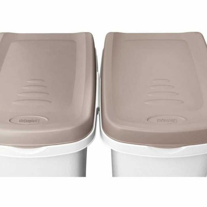 Dose für Tierfutter Kerbl Weiß Braun 15 L