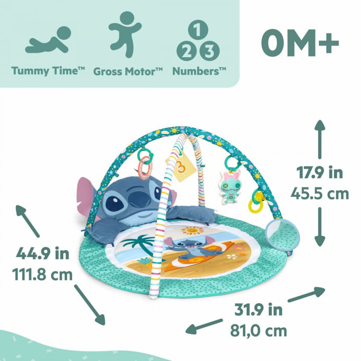 Tappeto da gioco Stitch 45,5 x 81,2 x 114 cm Multicolore