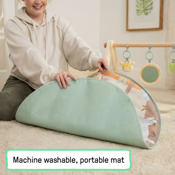 Spielmatte Ingenuity WonderWood 81,3 x 81,3 x 47 cm Bunt