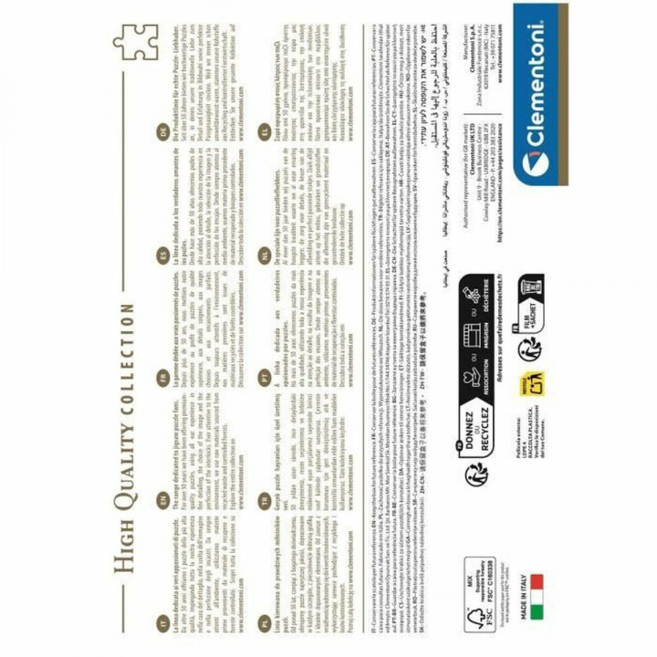Puzzle Clementoni La None 70 x 50 cm 1000 Stücke