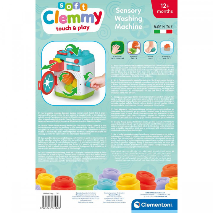 Spielzeug-Waschmaschine Clementoni Soft Clemmy