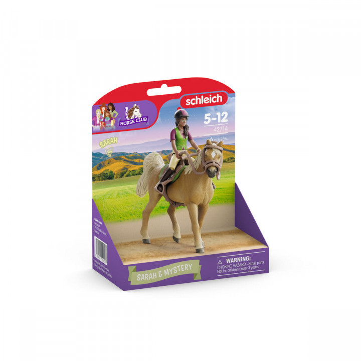 Playset Schleich 42714 Sarah & Mystery 6 Onderdelen