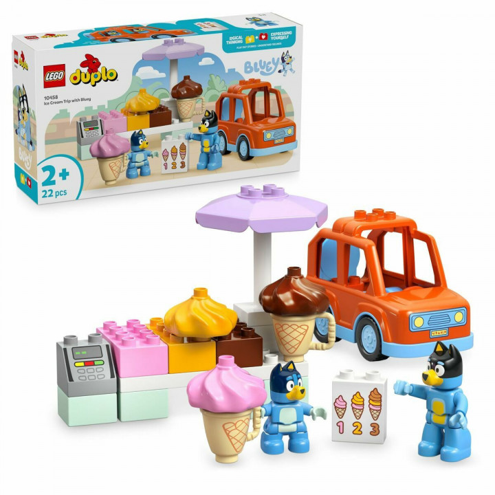 Konstruktionsspiel Lego Duplo 10458 Ice Cream Trip with Bluey 22 Stücke