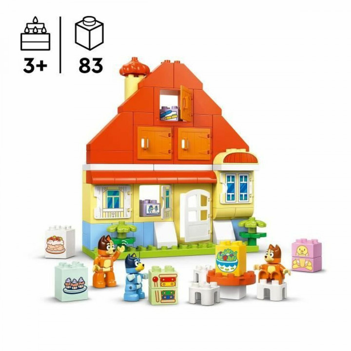 Juego de Construcción Lego DUPLO 10459 Bluey's Family House with Memory 83 Piezas