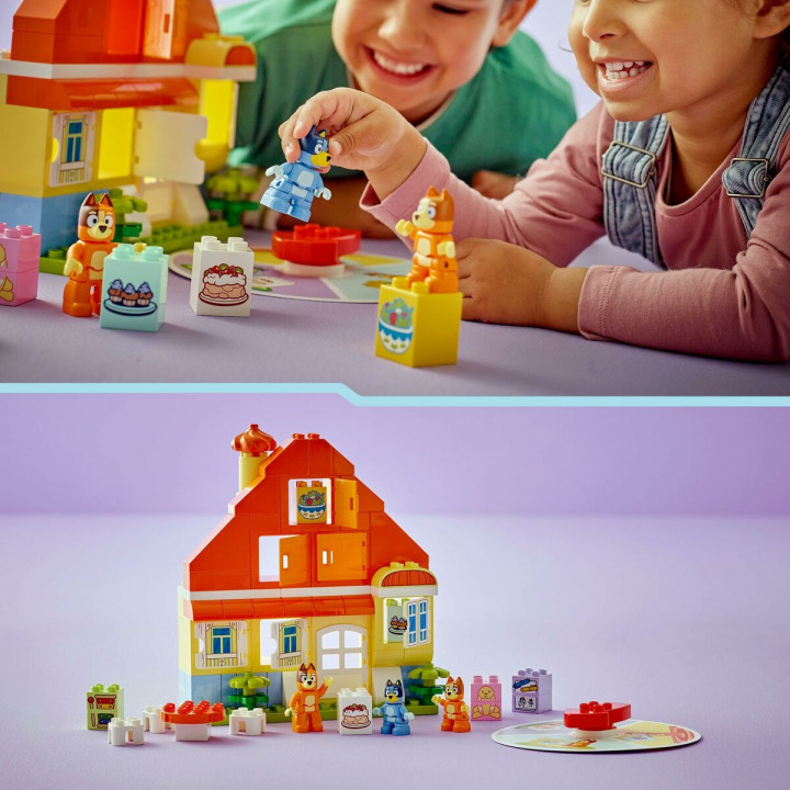 Bouwspel Lego DUPLO 10459 Bluey's Family House with Memory 83 Onderdelen