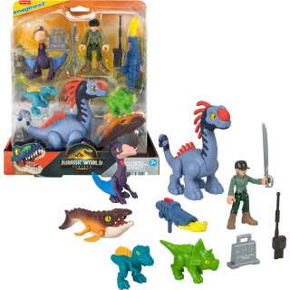 Playset Imaginext Jurassic World Multicolour 10 Pieces