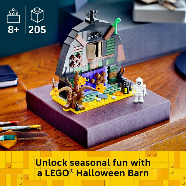 Konstruktionsspiel Lego 40721 Halloween Barn 205 Stücke