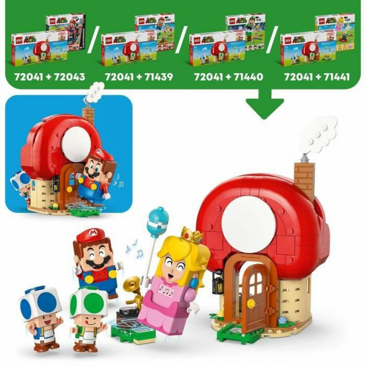 Set di Costruzioni Lego 72041 Party at Toad's House 276 Pezzi