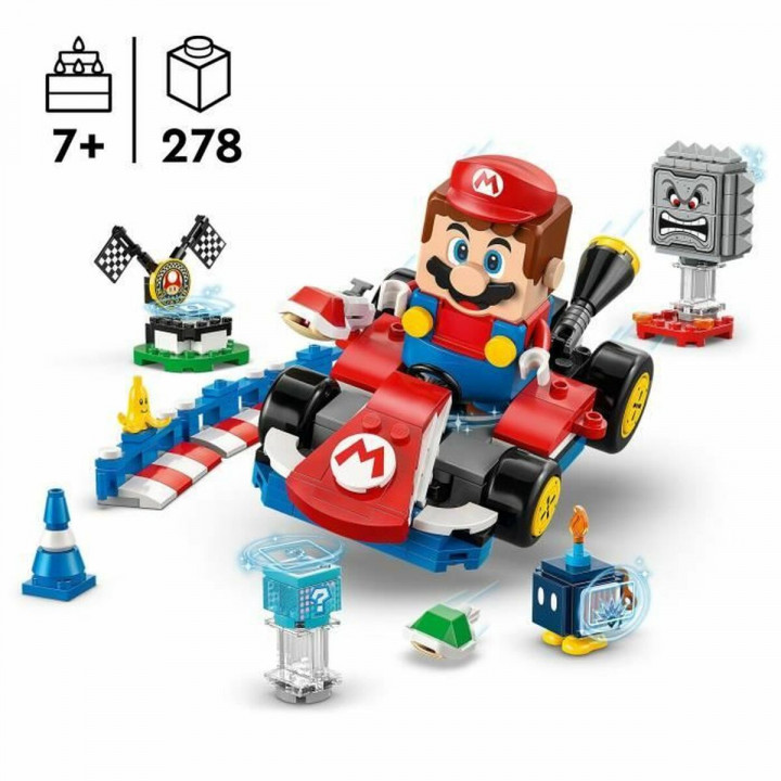 Construction set Lego 72043 Interactive LEGO Mario and Standard Kart 278 Pieces