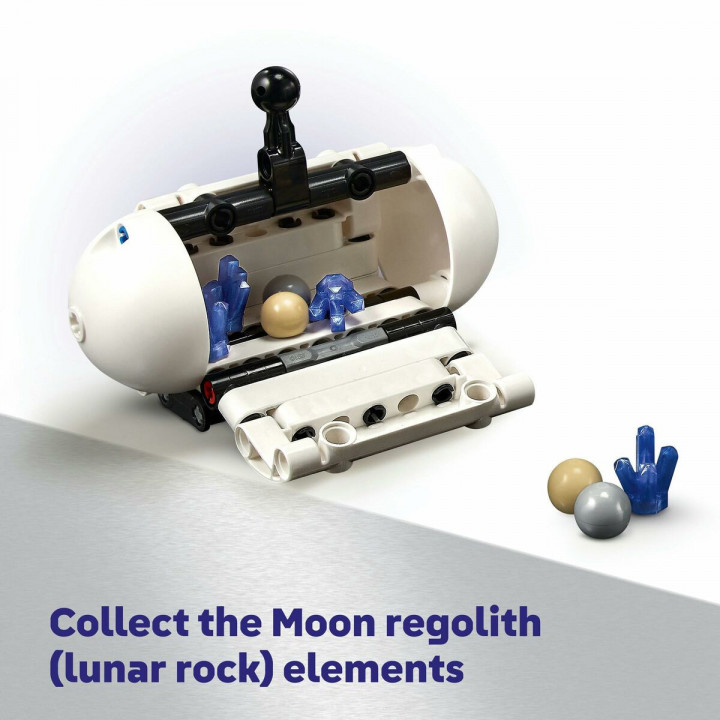 Set di Costruzioni Lego 42211 Lunar Outpost Moon Rover Space Vehicle 1082 Pezzi