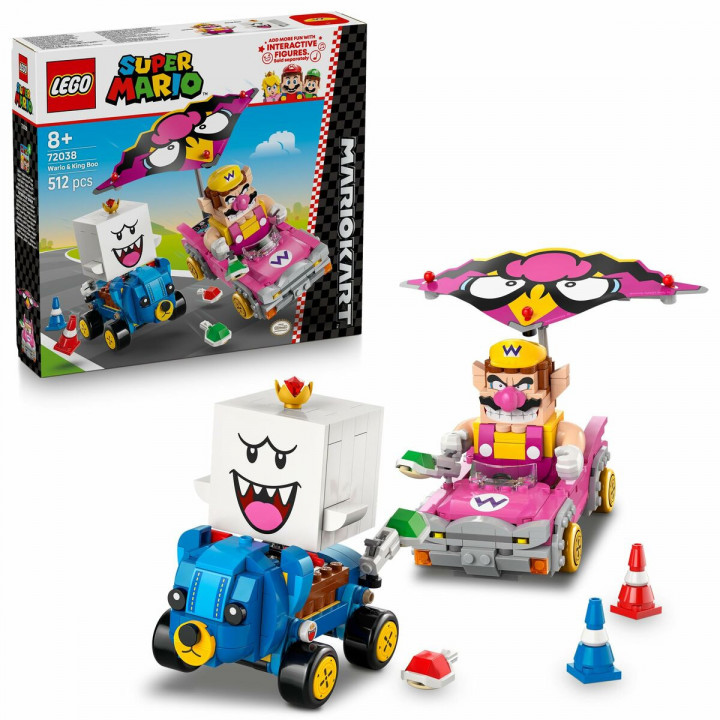 Juego de Construcción Lego 72038 Wario and King Boo 512 Piezas