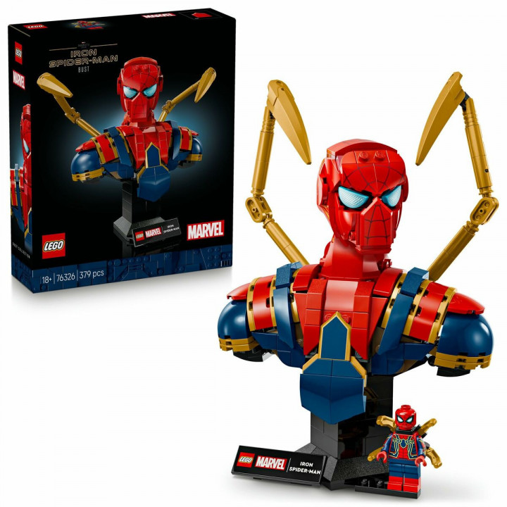 Set de construction Lego 76326 Iron Spider-Man Bust 379 Pièces
